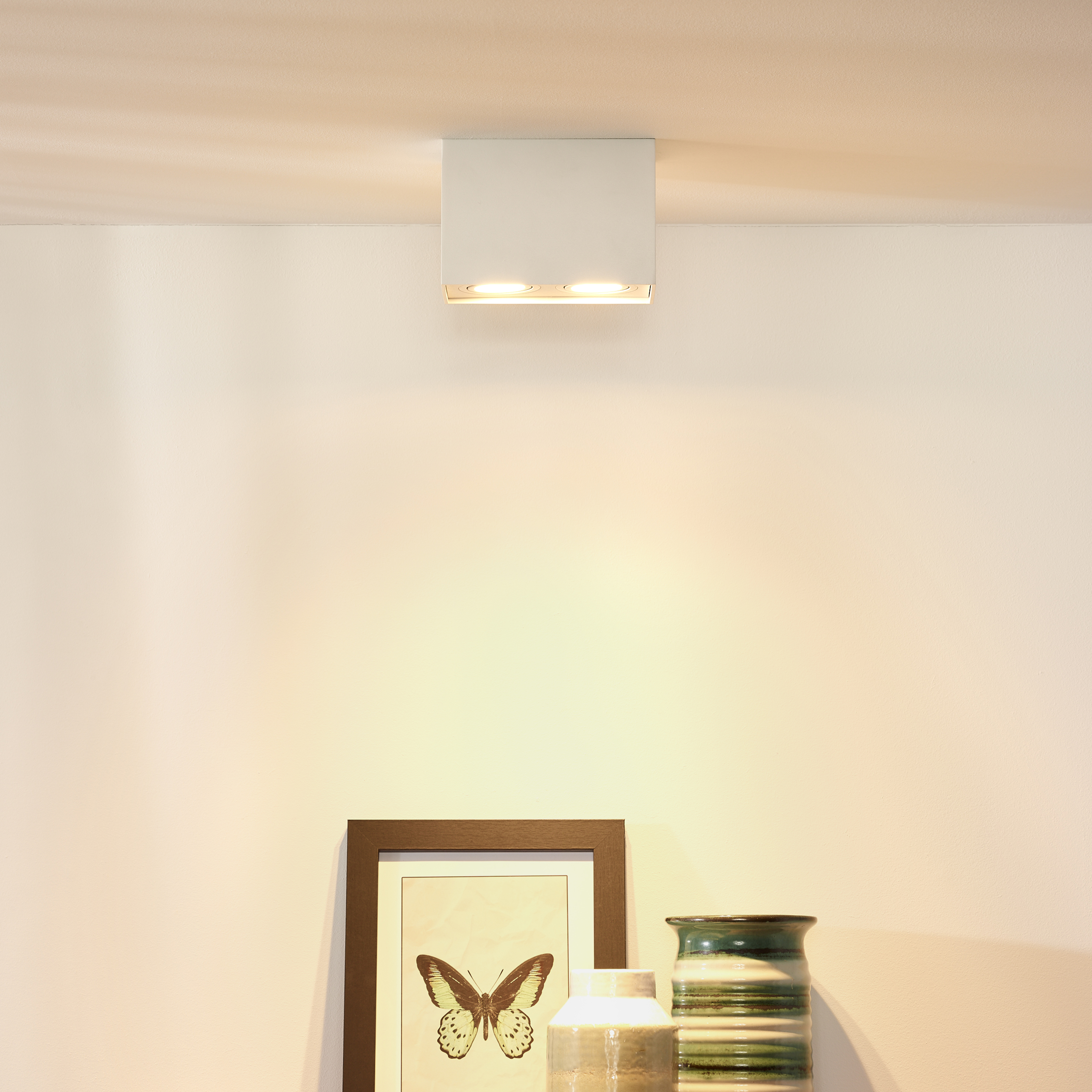 Lucide TUBE - Ceiling spotlight - 2xGU10 - White